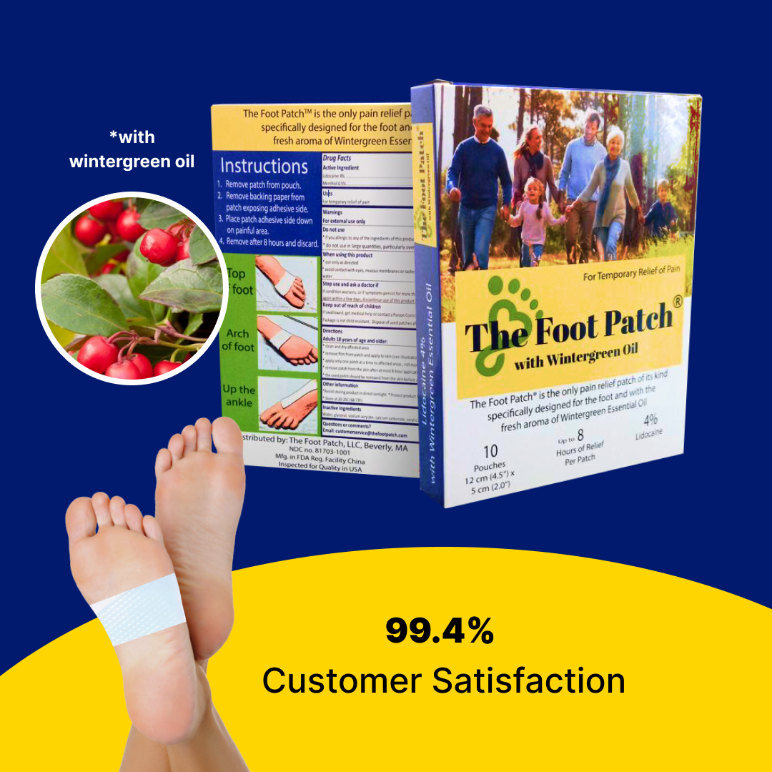 The Foot Patch® - Rapid Pain Relief!!